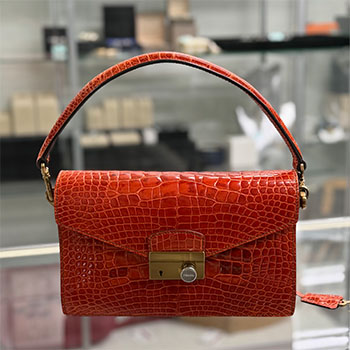 買取したプラダのクロコダイルバッグ