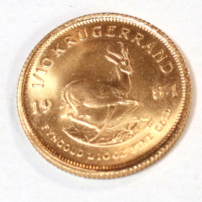 クルーガーランド金貨（１／１０オンス） | 質屋ブログ