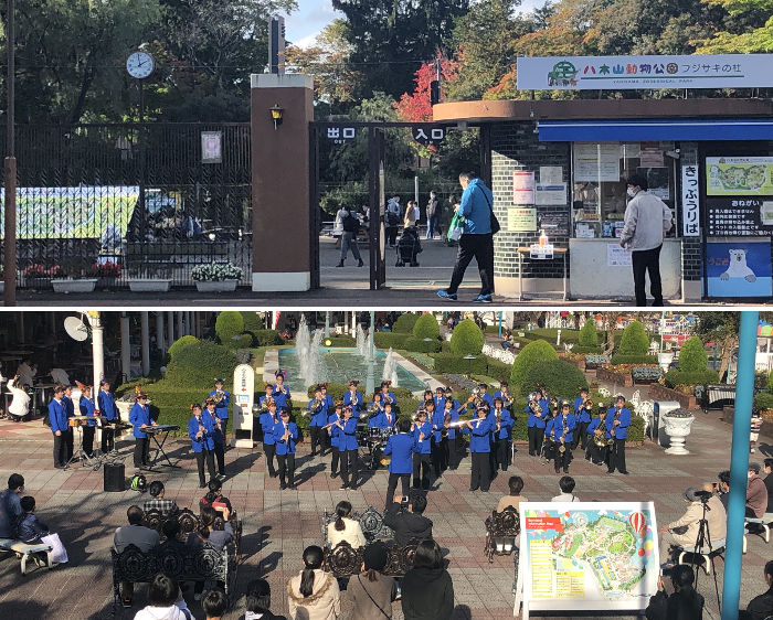 動物園とベニーランドの入り口