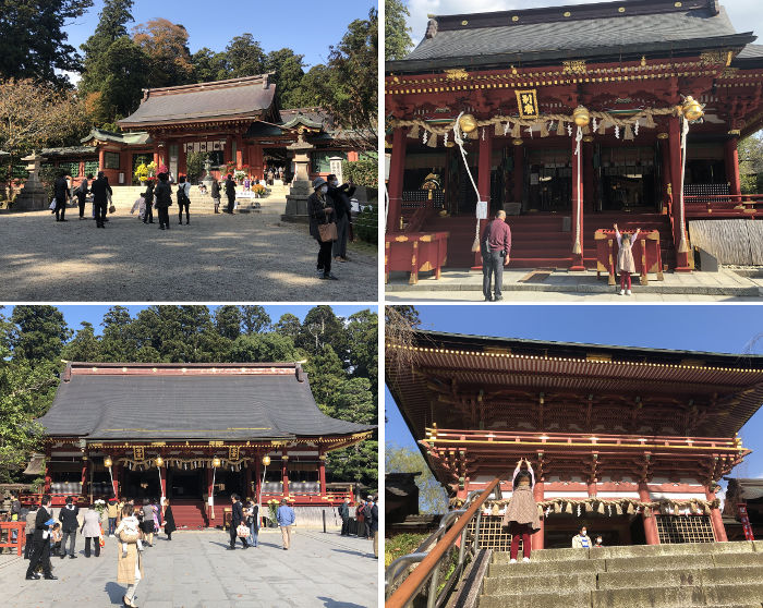 塩竈神社境内の様子