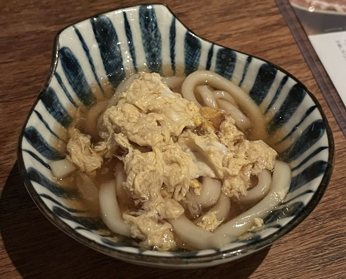 出汁のきいたうどん