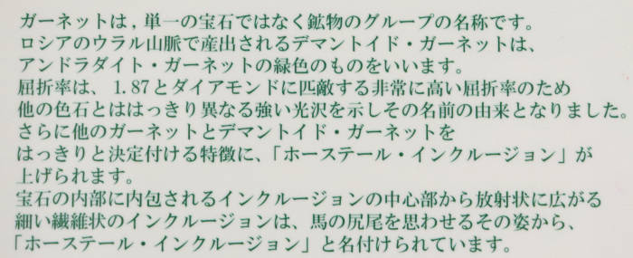 保証書の説明