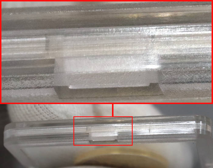 ケースの爪の部分