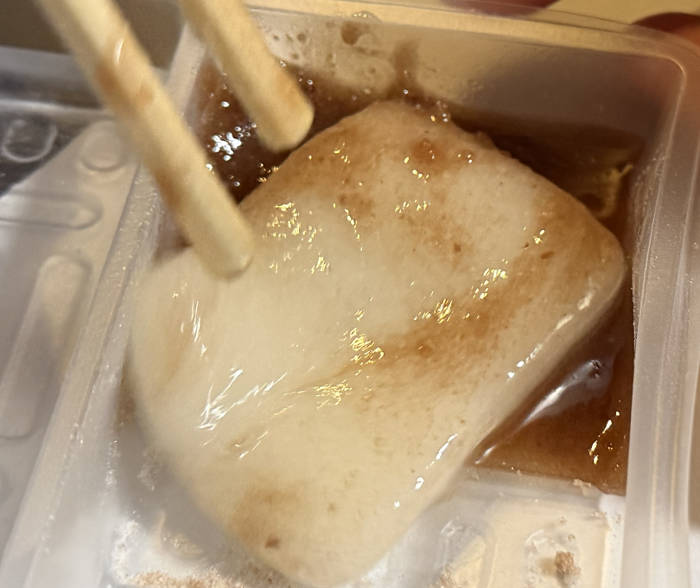 あんこ餅風の食べ物