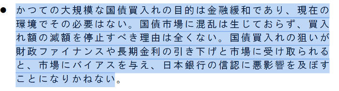 決定会合の主な意見